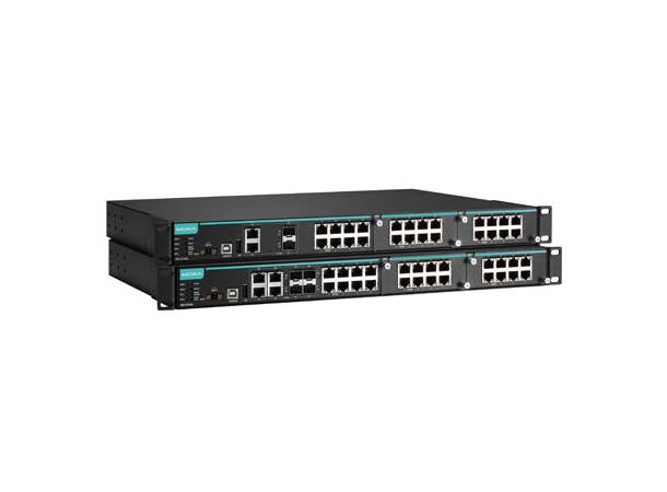 Moxa IKS-6728A-8PoE-4GTXSFP-HV-HV-T Modular managed Ethernet switch 