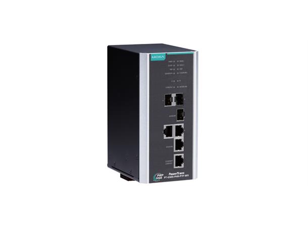 Moxa PT-G503-PHR-PTP-HV IEC 61850-3 and IEC 62439-3 full Gigabit 