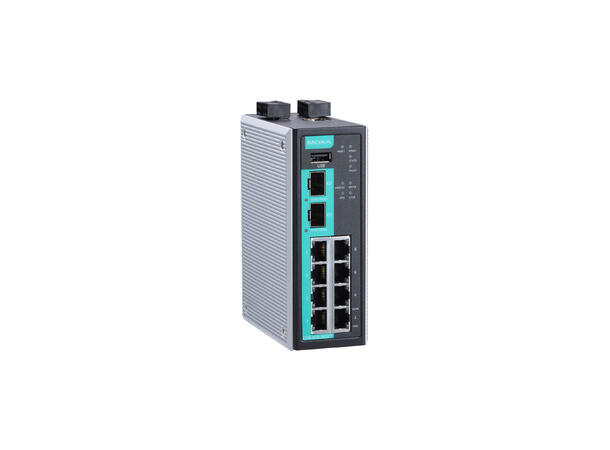 Moxa EDR-810-VPN-2GSFP-T Industrial 8+2G secure router VPN, WT 