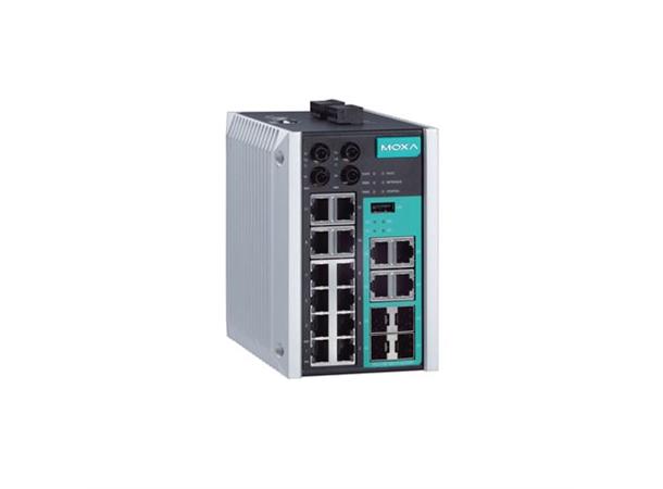 Moxa EDS-518E-MM-SC-4GTXSFP 14+4G-port Gigabit managed Ethernet swit 