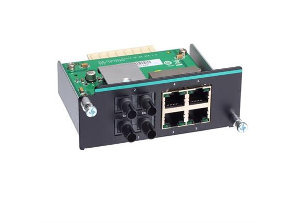 Moxa IM-6700A-2MST4TX Fast Ethernet modu 2 MM 100BaseFX with ST connectors and 4 