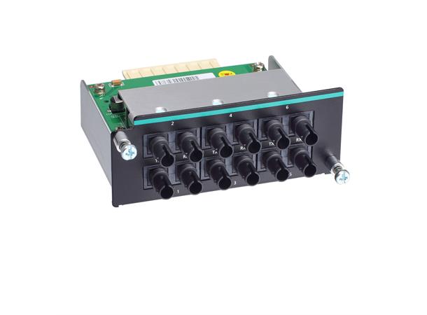 Moxa IM-6700A-6MST Fast Ethernet module 6 MM 100BaseFX ports with ST connectors 