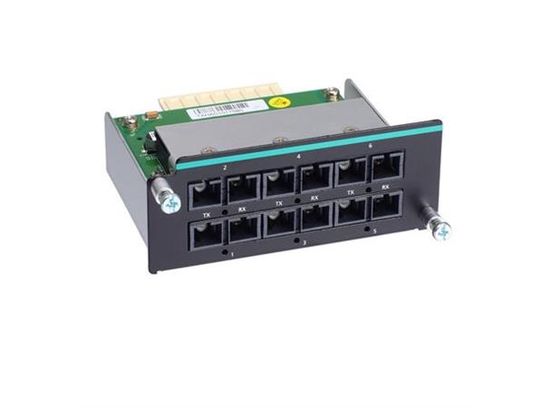 Moxa IM-6700A-6SSC Fast Ethernet module 6 MM 100BaseFX ports with SC connectors 
