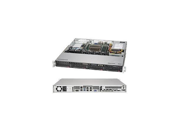 SYS-5019S-MN4 1U C236,LGA1151 6/7th Gen,VGA,4xHDD,4x LAN 