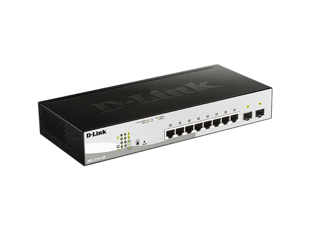 D-Link DGS-1210-10P PoE Gigabit Smart Managed Switch 10-Port Layer2 