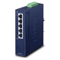 IGS-501T, 5-port Din-rail Switch 5-Port GbE, 9-48VDC, 24VAC, -40-75C
