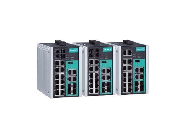 Moxa EDS-518E-SS-SC-4GTXSFP Managed Gigabit Ethernet switch 