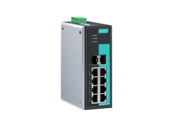 Moxa EDS-G308-2SFP-T, wide temp 6+2 port, Giga/Combo Ethernet Switch 