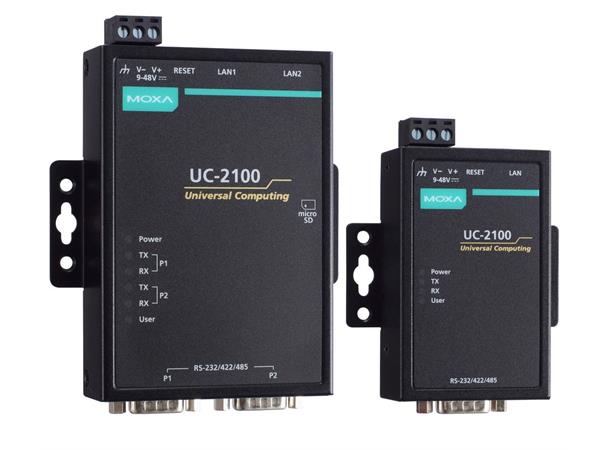 Moxa UC-2112-LX Arm-based Box Computer Cortex-A8 1000MHz/512MB/8GB/2 Com/2 Lan 