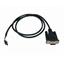 Moxa CBL-F9DPF1x4-BK-100 Console cable with 4-pin connector