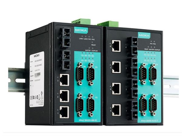 Moxa Nport S8455I-MM-SC Device Server-NPort S8000-4 Port 