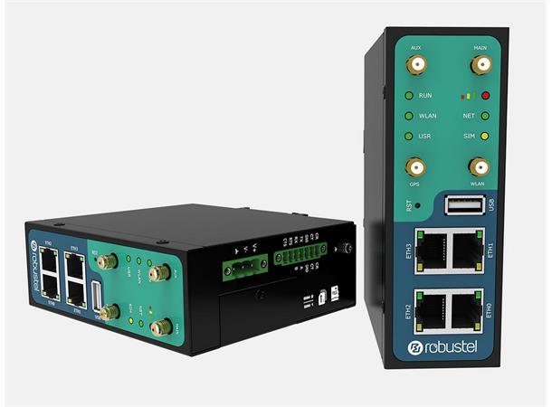Robustel R3000-Q4LB 4G router with RS485, dual SIM and 4xEth 