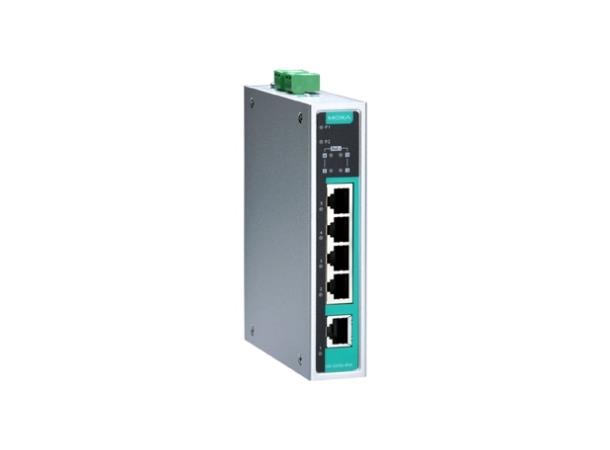 Moxa EDS-G205A-4PoE-T, wide temp Unmanaged gigabit PoE switch  4 PoE 