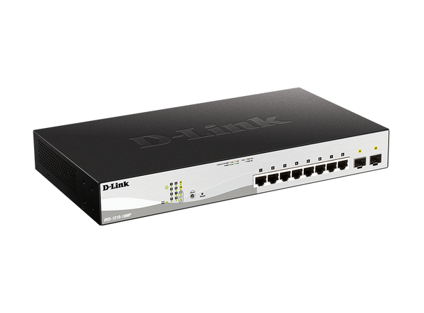 D-Link DGS-1210-10MP 10-Port PoE Gigabit Smart Managed Switch 