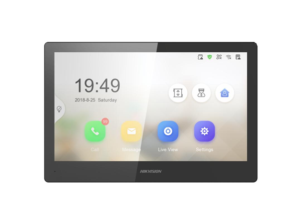 Hikvision DS-KH8520-WTE1 EU 10“ touch screen indoor station IP 