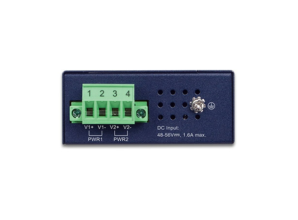IPOE-260 2-port PoE+ Injector hub 10/100/1000T 802.3at, 48-56VDC 