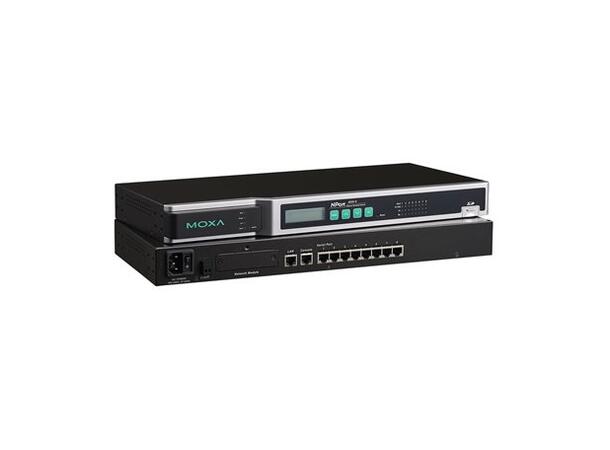 Moxa NPort 6650-8-HV-T 8-port RS-232/485 to Eserver, RJ45, WT 