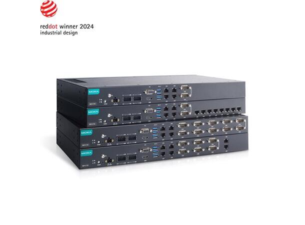 Moxa RKP-C110-C1-2L4C-T 1U Celeron 6305E, 8GB DDR4, COMx6, LANx6 