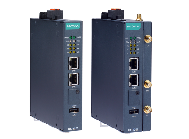 Moxa UC-8220-T-LX Arm Cortex-A7 dual-core 1 GHz IIoT 