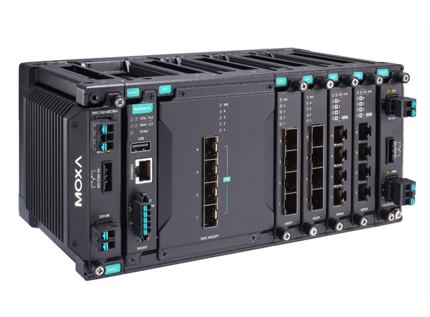 Moxa MDS-G4020-L3-4XGS-T 4XG+16G-port Layer 3 full Gigabit modula 