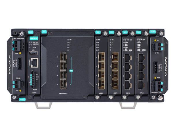Moxa MDS-G4020-L3-4XGS-T 4XG+16G-port Layer 3 full Gigabit modula 