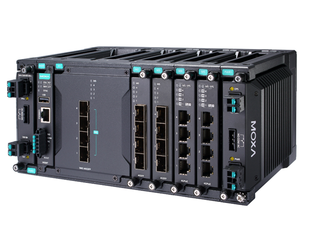 Moxa MDS-G4020-L3-4XGS-T 4XG+16G-port Layer 3 full Gigabit modula 