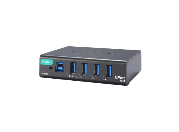 Moxa Uport 404A-T 4-port industrial-grade USB 3.2 hubs, WT 