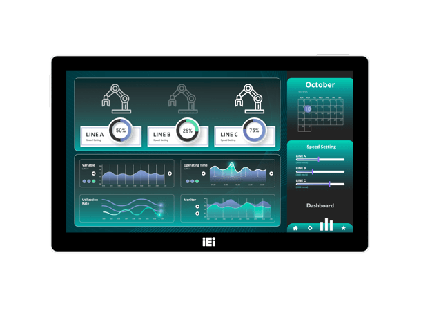 AFL4-W133-ADLP-i7/8G-R10 13.3" Panel PC i7-1260P/8GB ram/PCAP Touch 