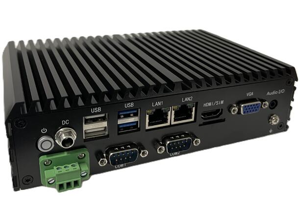 IPC-J6412 boxPC Din-Rail(No wifi) 8GB RAM, NO SSD, NO WIFI, extra mounting 