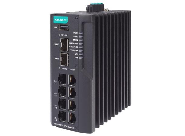 Moxa EDR-G9010-VPN-2MGSFP-T Firewall/NAT/VPN/router/switch 10GbE 
