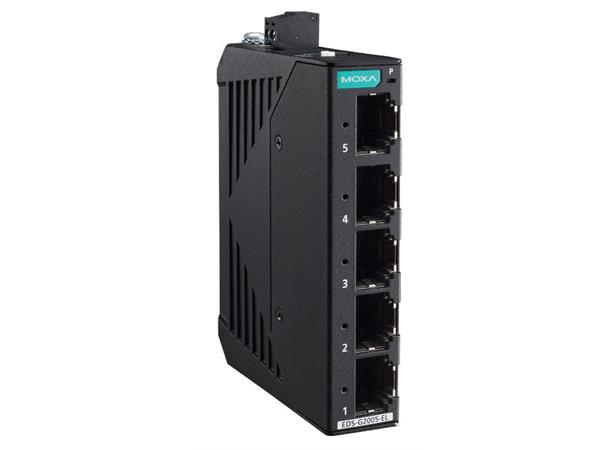 Moxa EDS-G2005-ELP 5-Port full gigabit unmanaged switch, PH 