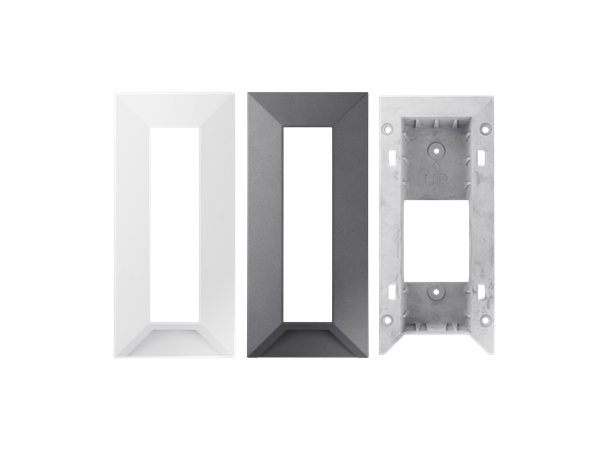 SHS-165F Flush mount with two covers dark gray + white for TID-600R Intercom 
