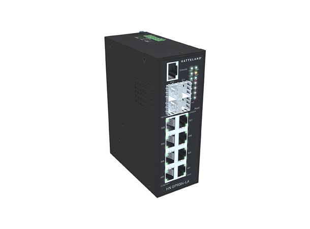 HN GP9084-LA Industrial 12-port managed Gigabit Poe 