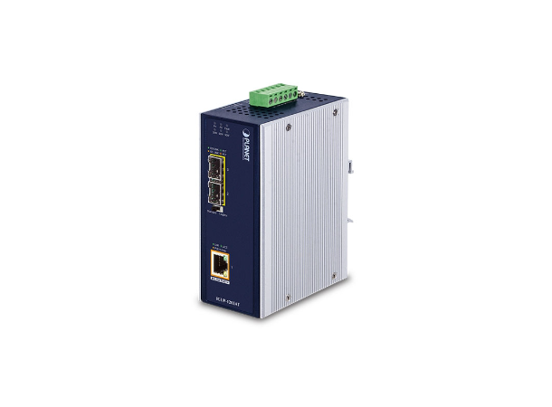 IGUP-1205AT PoE++ Media Converter 2x100/1000XSFP to 1x10/100/1000T 802.3bt 