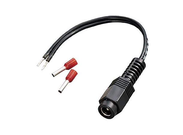 Moxa CBL-PJTB-10, power cord Non-locking barrel plug to bare-wire cab 