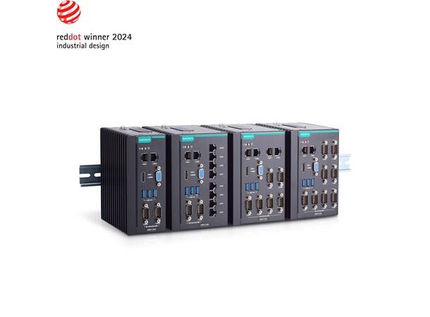 Moxa DRP-C100-C5-6C-T DIN-rail computer, i5, 2 LAN, 8 serial 