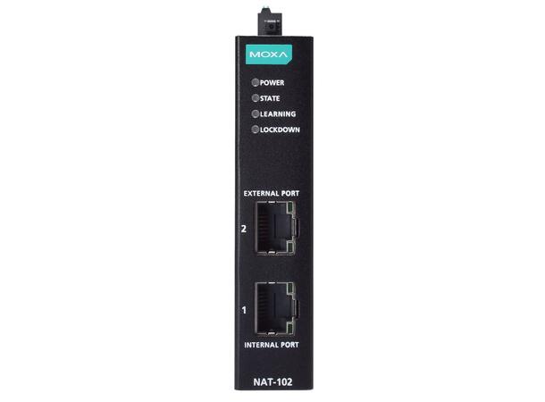 Moxa NAT-102 Industrial 2-port NAT device 
