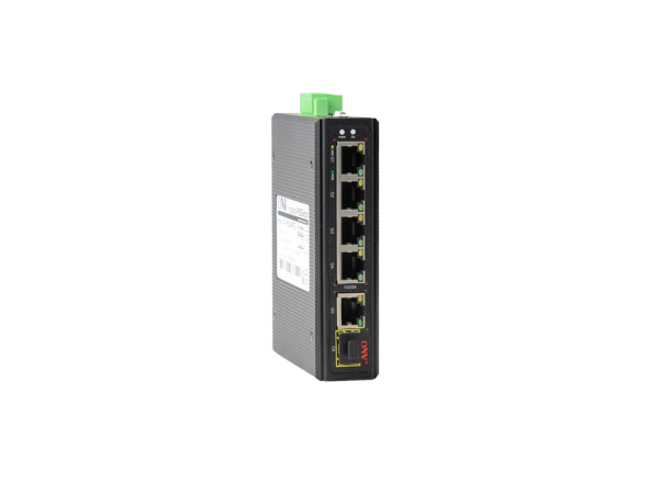 ONV-IPS33064PFG 6-port PoE Switch 1xSFP, 5xRJ45, 30W/port, 12-57VDC 