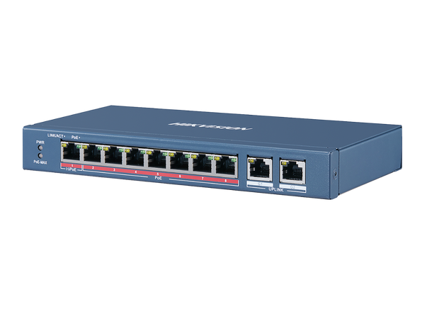 Hikvision DS-3E0310HP-E(C) 8 Port Ethernet Unmanaged POE Switch 