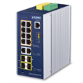 IGS-5225-8P2T4 8-port Industrial Switch L2+, 4xSFP,2xRJ45, POE+, 48-54VDC