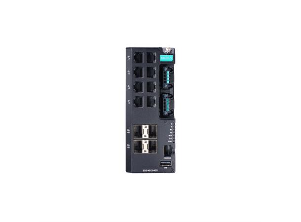 Moxa EDS-4012-4GC-LV-T EDS Managed EDS-4000 12-port T 