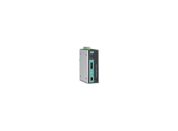 Moxa IMC-P101-M-SC-T Industrial PoE Media Converter, multi mo 