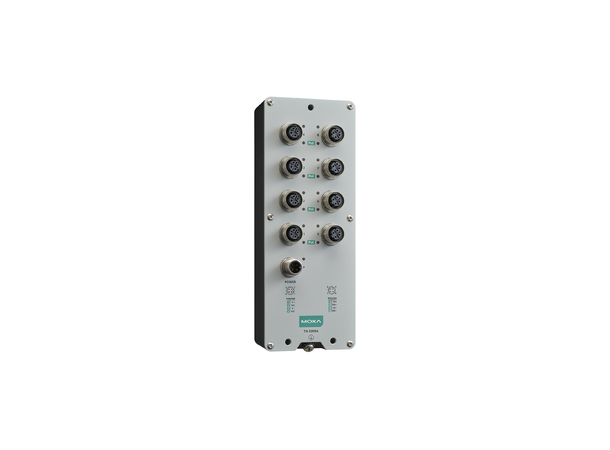 Moxa TN-5308A-8PoE-WV-T Unmanaged switch 8 PoE ports, whitout CT 