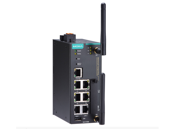 Moxa UC-5101-T-LX Arm-based Box Computer Arm Cortex-A8 1 GHz IIoT gateway 