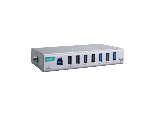 Moxa Uport 207A 7-port general-purpose USB 3.2 hubs 