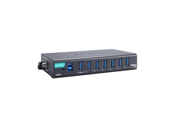 Moxa Uport 407A 7-port industrial-grade USB 3.2 hubs 