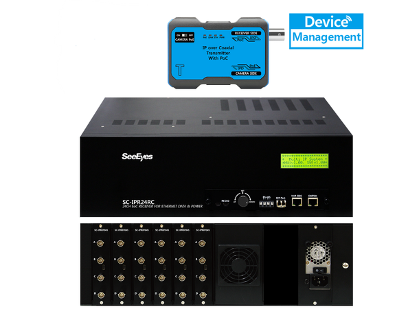 See Eyes SC-IPC3024M5 24Port,Network data+ Power over Coax 