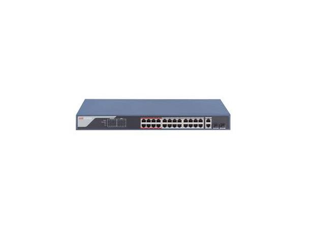 Hikvision DS-3E1326P-EI L2, Smart Managed, 24 10/100M RJ45 PoE 