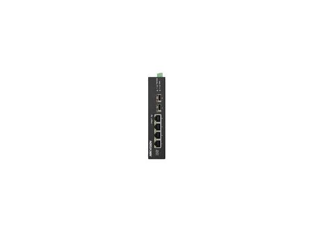 Hikvision DS-3T0506HP-E/HS L2, Unmanaged, 4 Gigabit RJ45 PoE ports, 