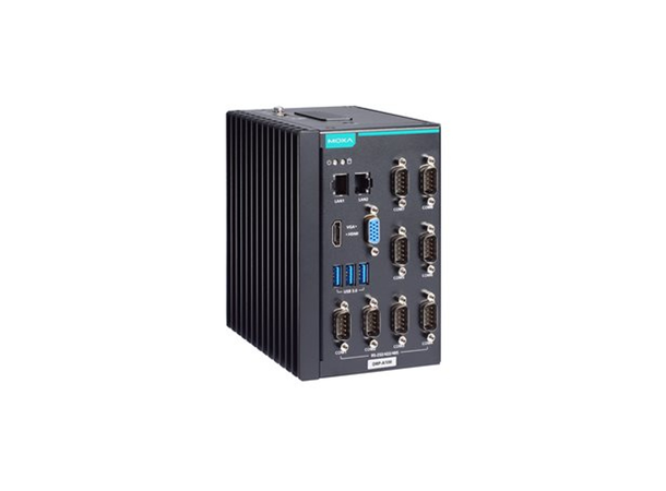 Moxa DRP-A100-E2-6C-T DIN-rail computer with Intel Atom® x6211 